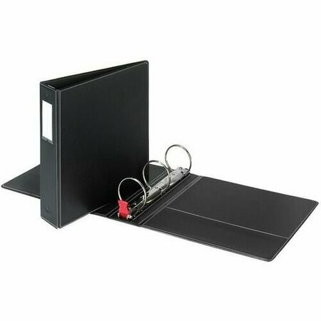 CARDINAL BRANDS Cardinal 18842, PREMIER EASY OPEN LOCKING ROUND RING BINDER, 3 RINGS, 3in CAPACITY, 11 X 8.5, BLACK CRD18842